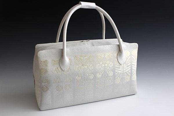 新品未使用 ！！特別セール！！京都 西陣 正絹 帯使用 利休バッグ 25918