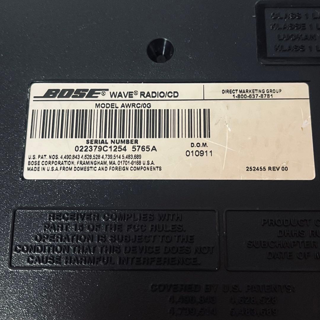 Bose Wave Radio/CD、FM/AMーCD リモコン