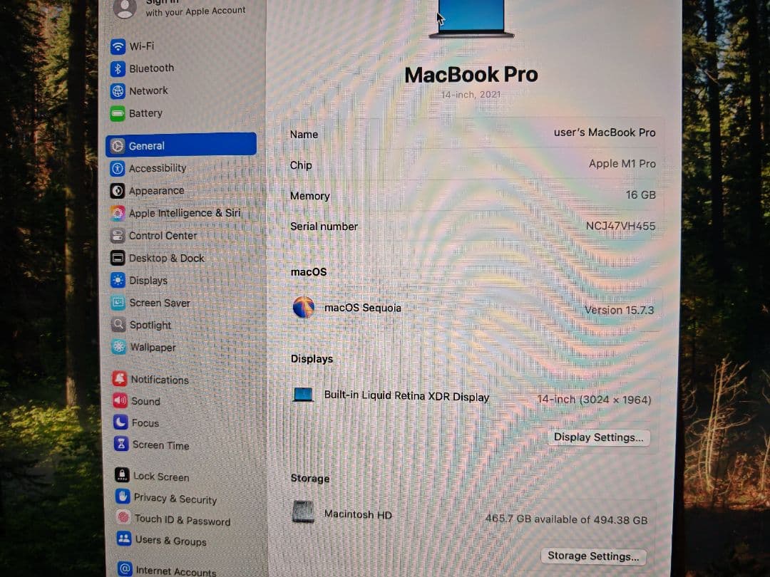 Apple MacBook 14インチ　スペースグレイM1 Pro/16/512
