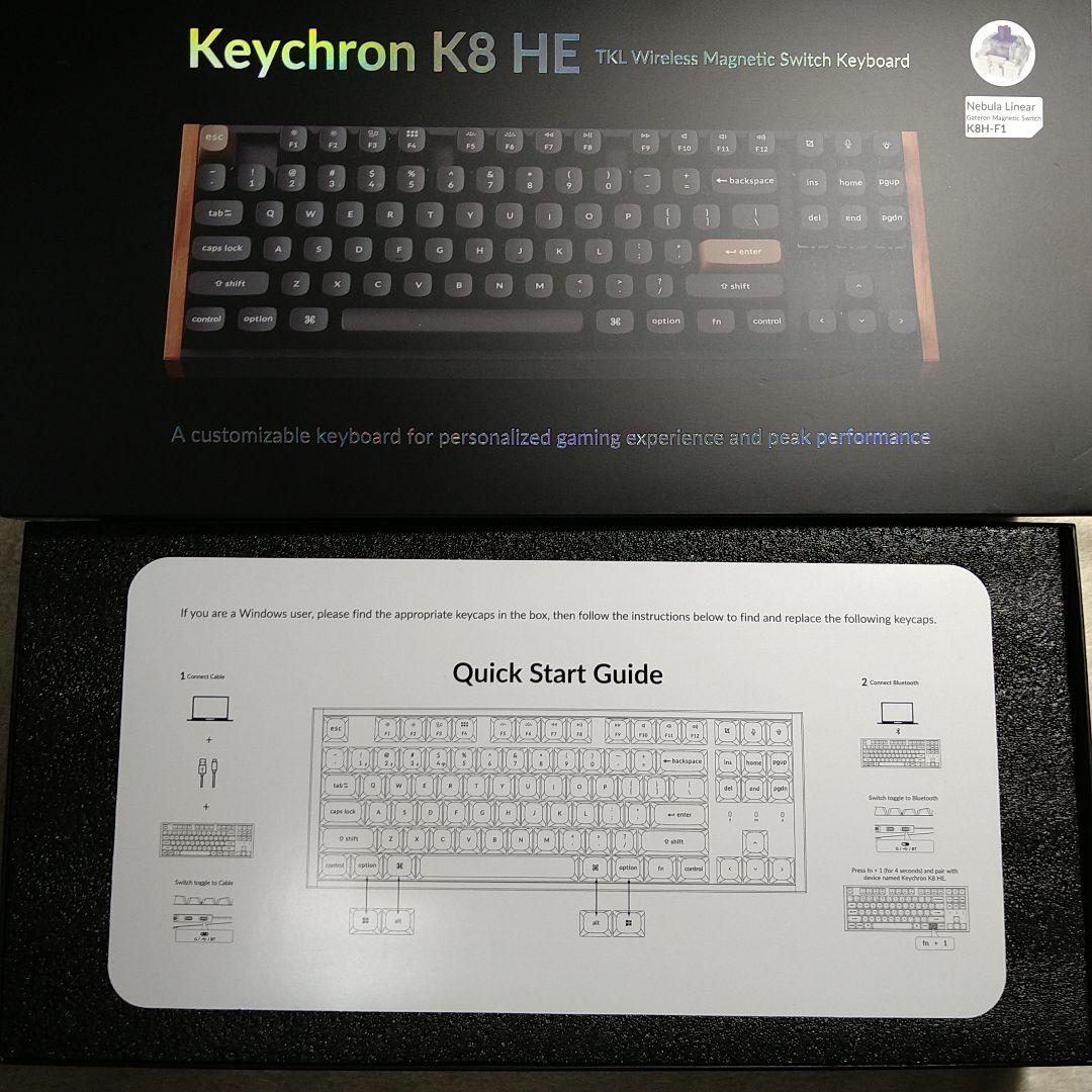 Keychron K8 HE Special Edition（US配列）ブラック
