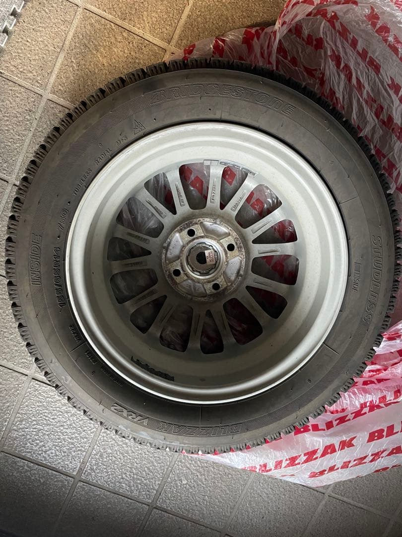 n*y様 155/65r14 スタッドレスタイヤ＆ホイールセット