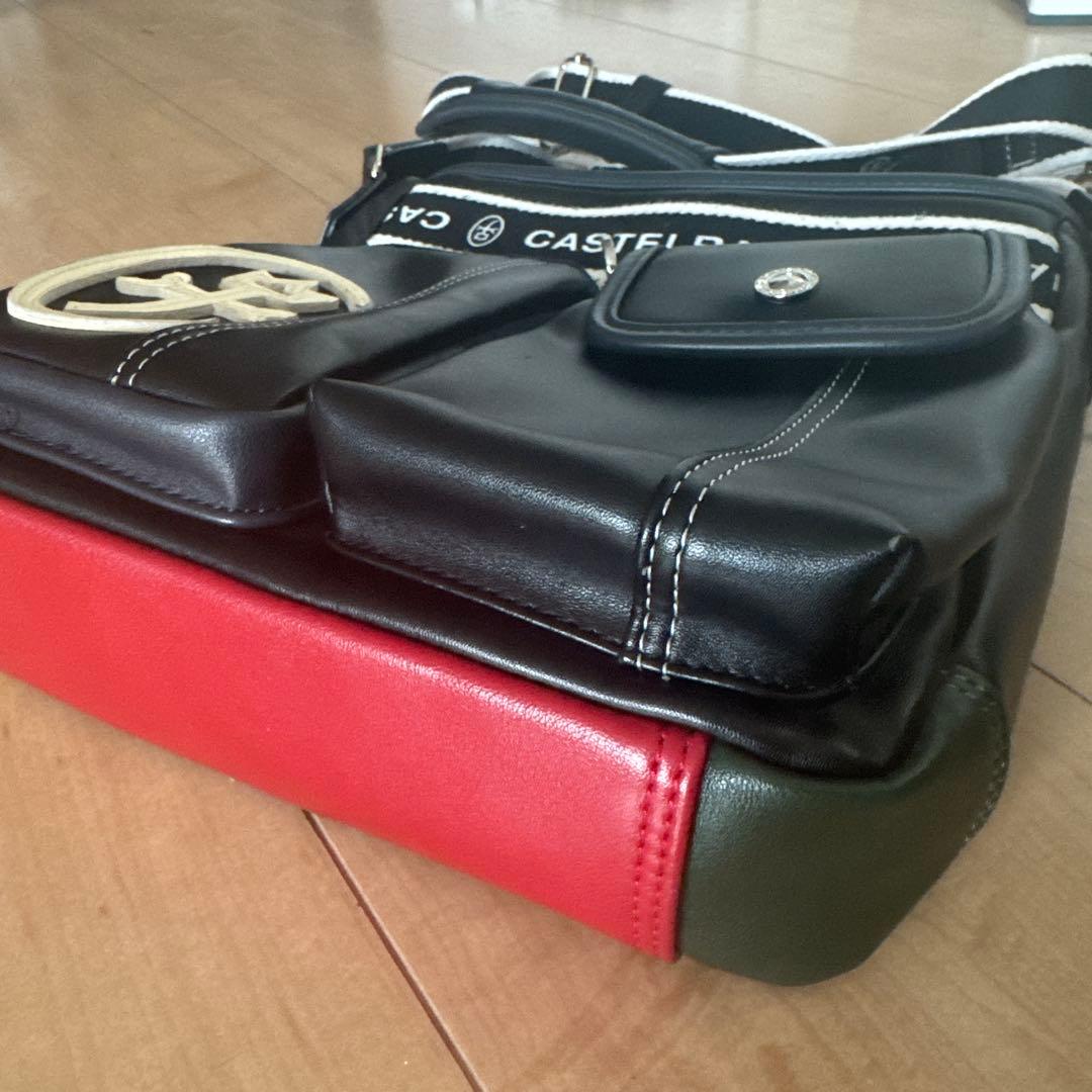 ✨CASTELBAJAC ショルダーバッグ ✨中型 黒赤黄