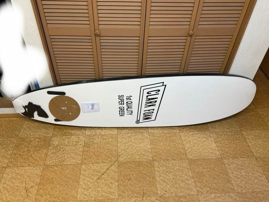 CLARK FOAM ソフトボード7''6' ケース リーシュコード付き