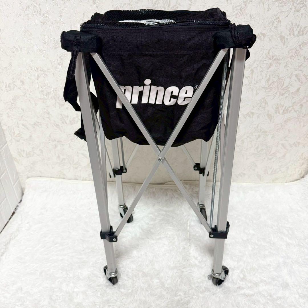 テニスボールバスケット　プリンス　キャスター付き　ケース付き