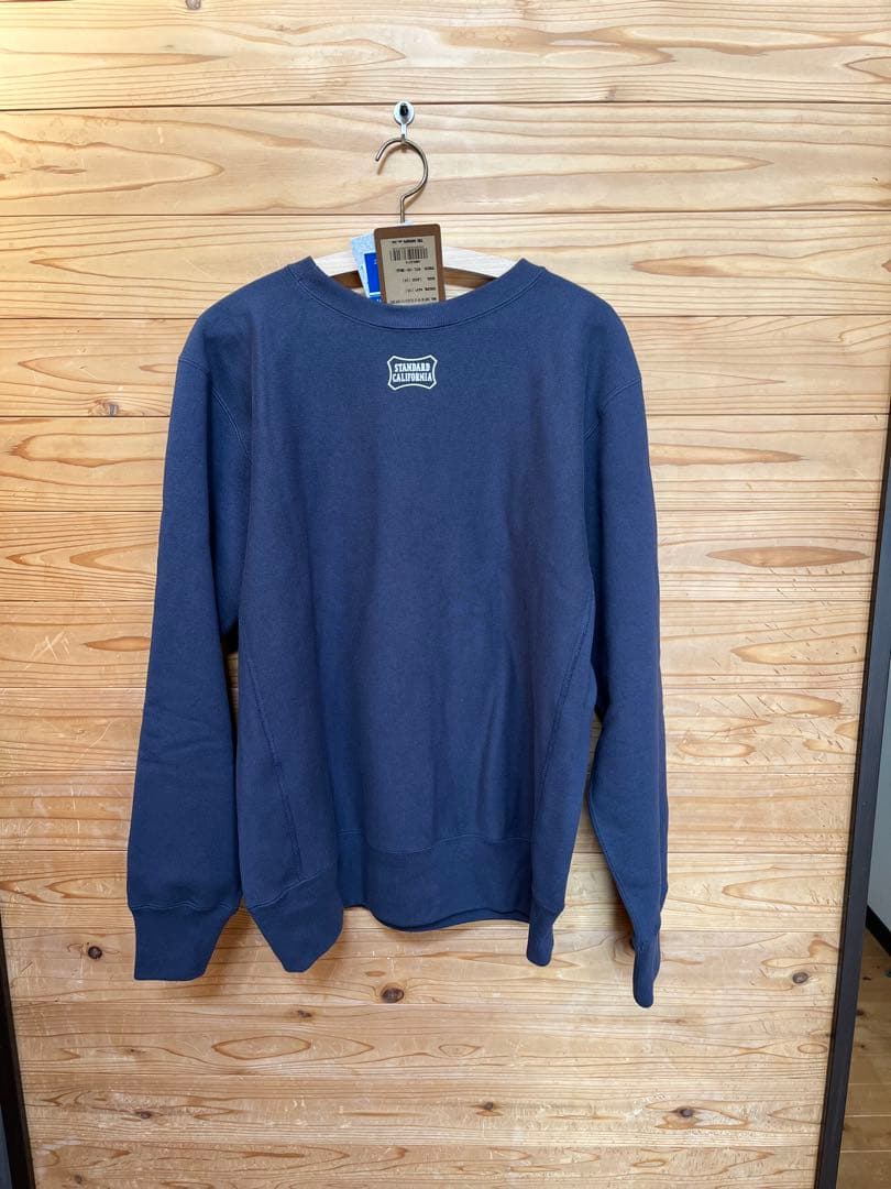 スタンダードカリフォルニアChampion スウェット　ネイビー　L