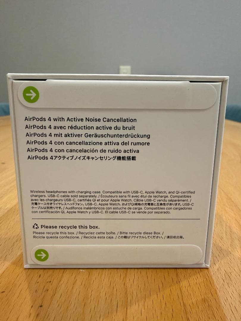 Apple AirPods 4アクティブノイズキャンセル付　新品未開封