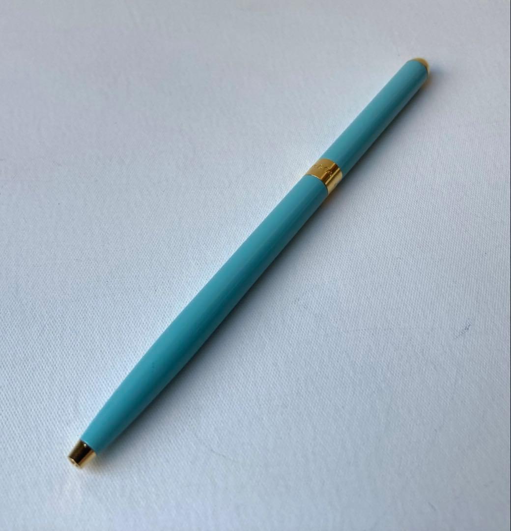 ティファニー　ブルーエナメル　ピンク　細身　ボールペン　2本おまとめ　Ag925