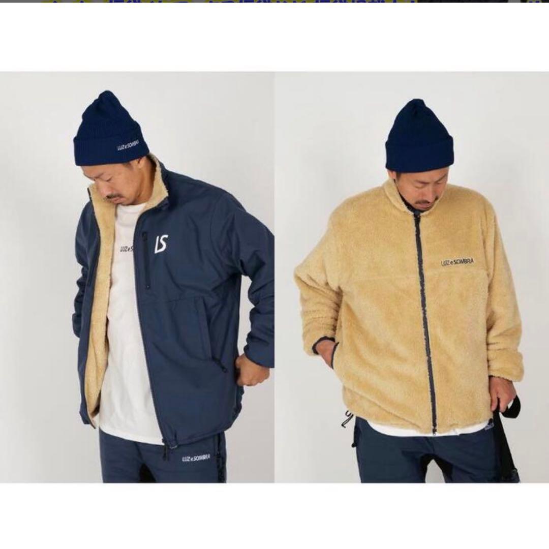 LUZ e SOMBRA リバーシブルジャケット ネイビー/ベージュ