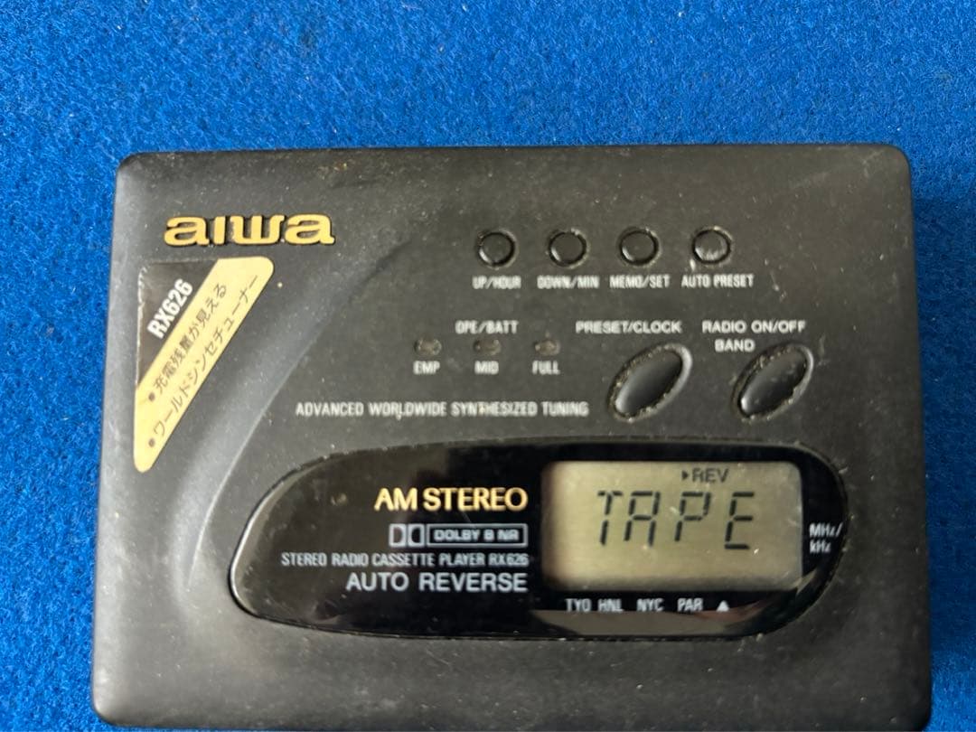 aiwa カセットラジオ　まとめ売り2台