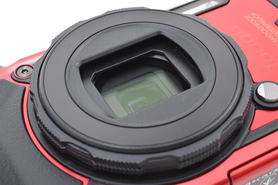 美品 OLYMPUS TOUGH TG-6 4K レッド デジタルカメラ