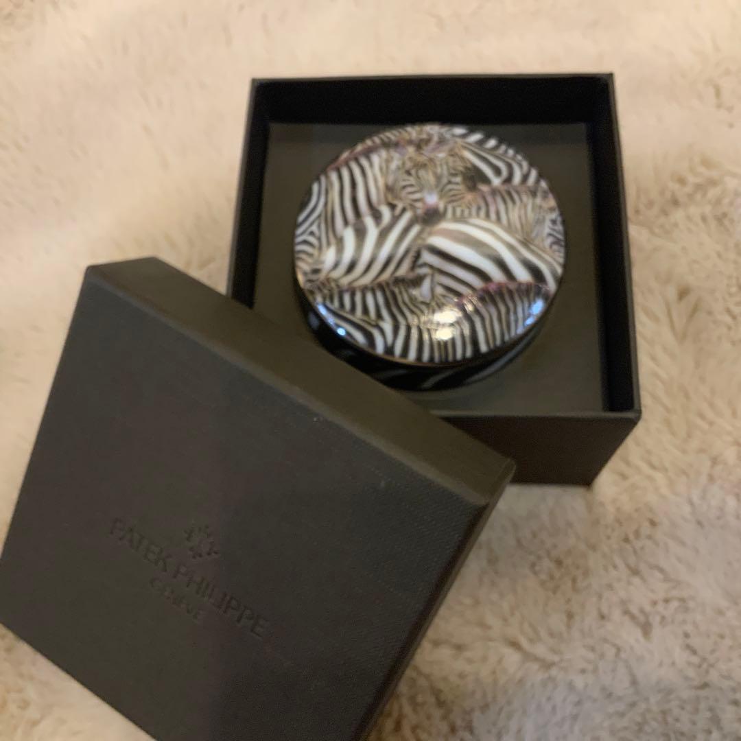 パテックフィリップ　小物入れ　陶器　ゼブラ柄　2025年展示会　記念品　非売品
