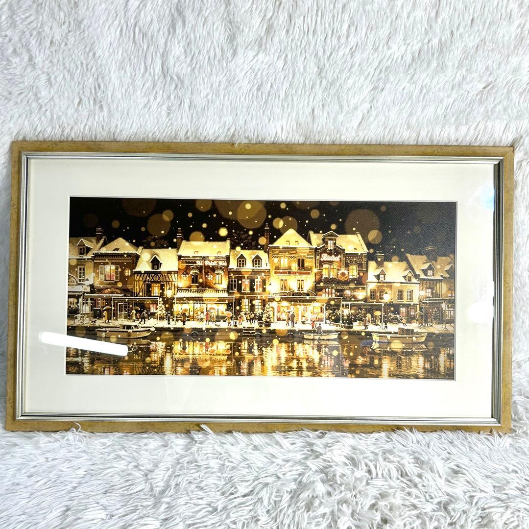 【美品】笹倉鉄平 「サン・ルーに降る雪」 公式 ポスター