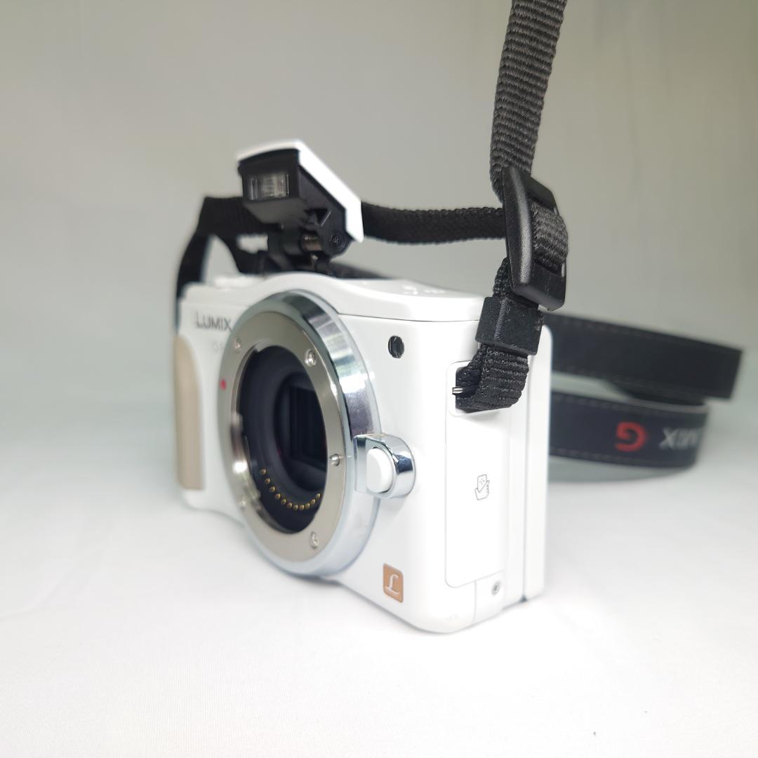 パナソニック LUMIX DMC-GF6 ホワイト 一眼レフカメラ 動作確認済み