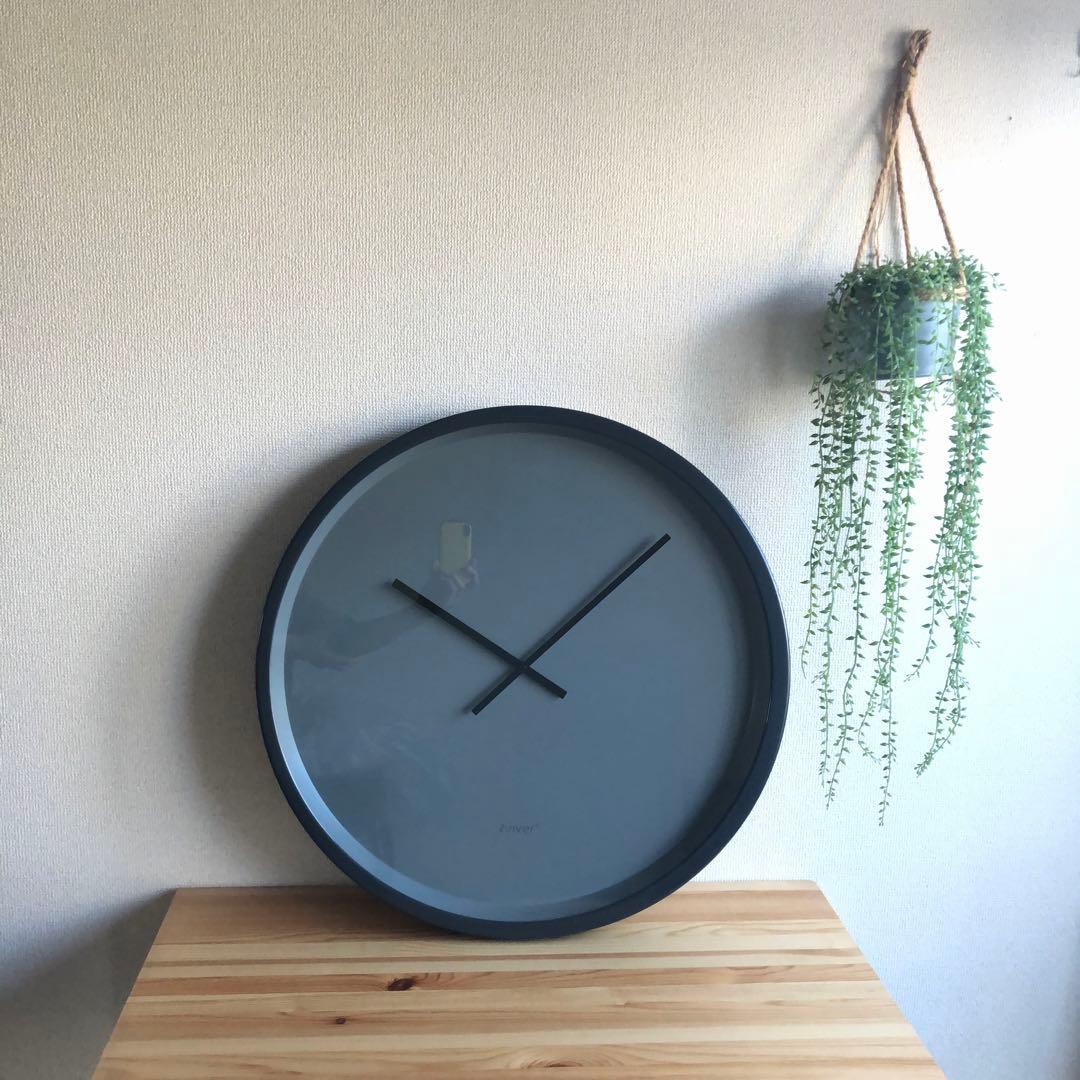 【美品】zuiver ザイファー 壁掛け時計　約60cm × 60cm