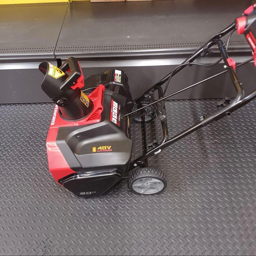 ハイガー除雪機　充電　48V POWERWORKS SNE402 バッテリー2個