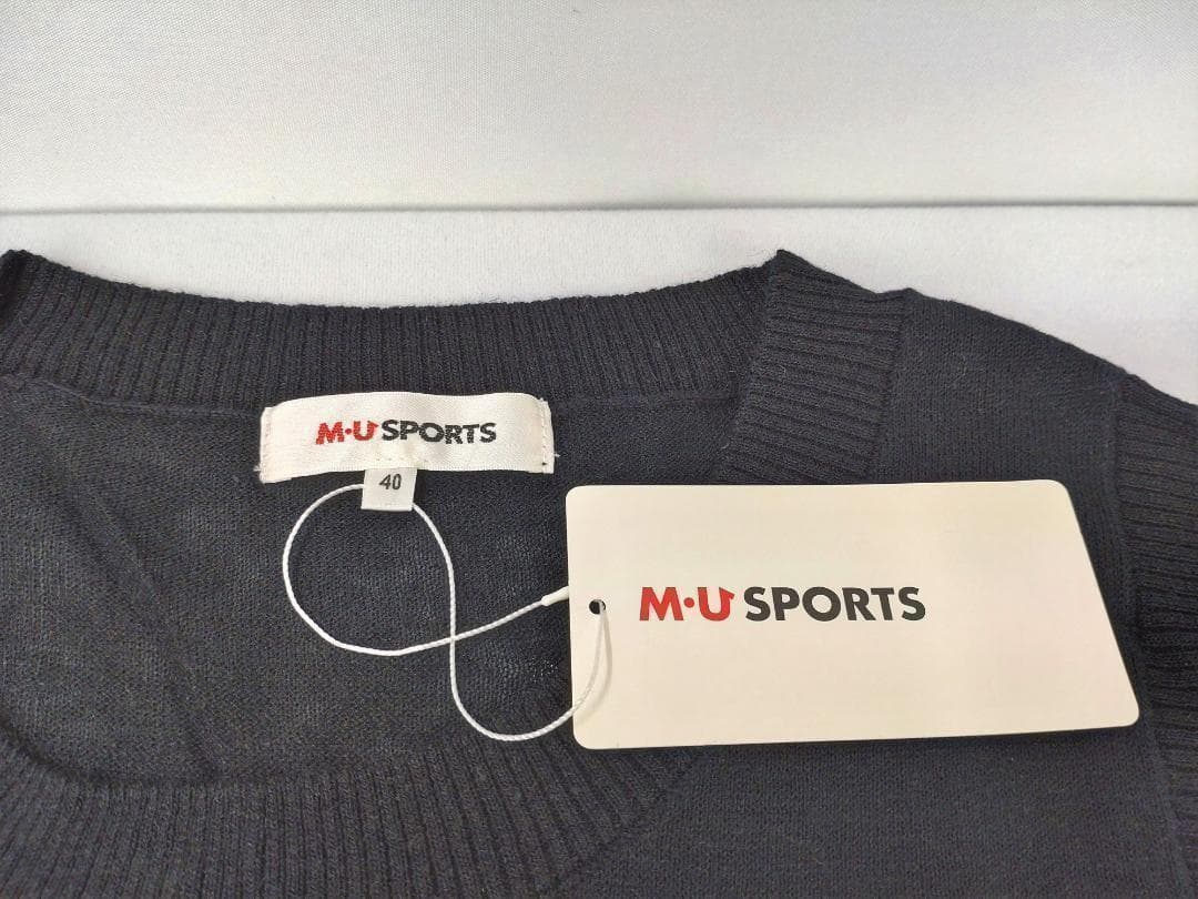 新品】エムユースポーツ 定価29000円 レディース ニットベスト サイズ M