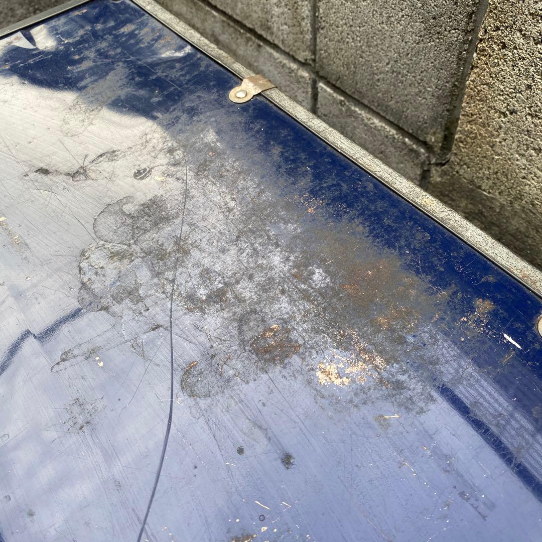 ビンテージ　トランクケース　ブルー　アンティーク