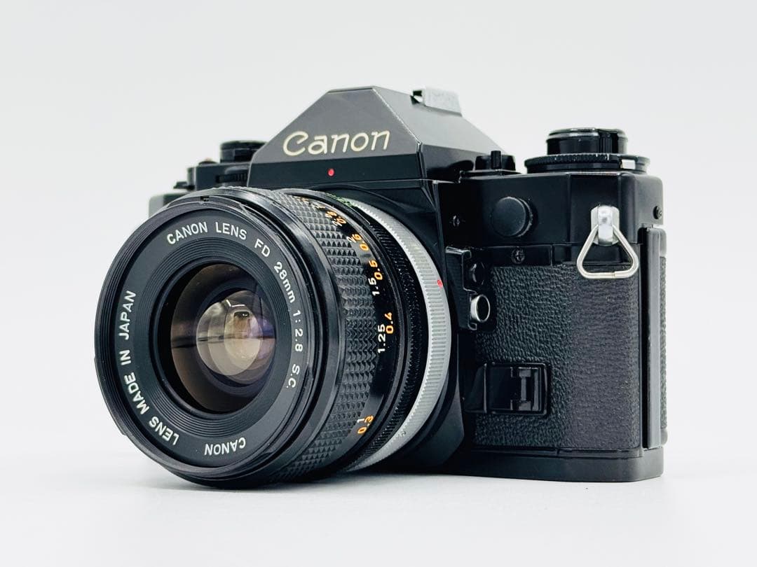 【整備済み・完動品】Canon A-1 + FD 28mm f2.8 S.C.