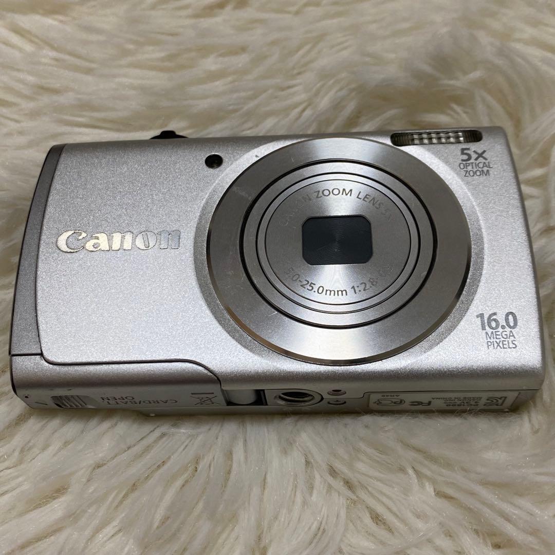 【ニック】Canon PowerShot A2400IS シルバー 充電器