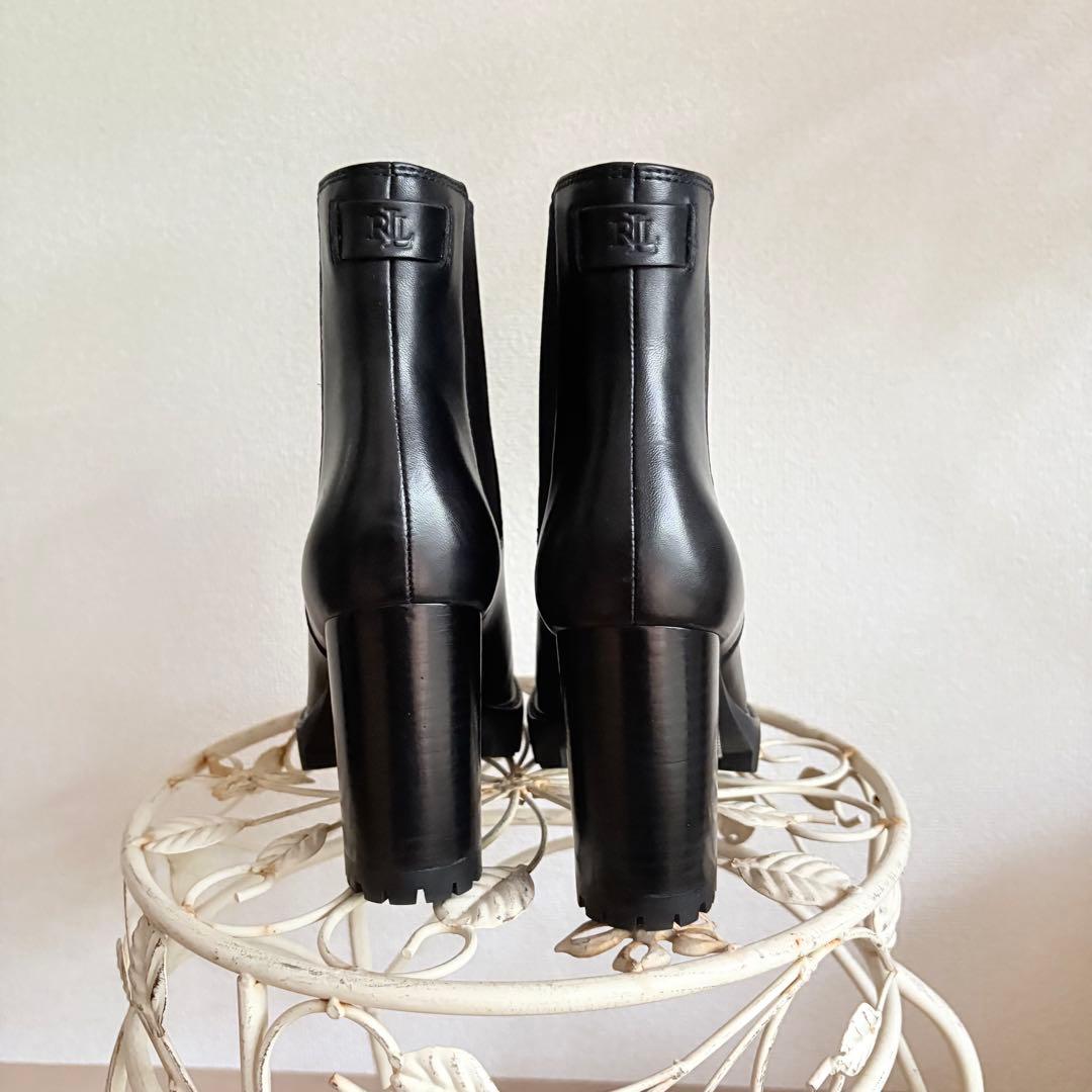新品同様ラルフローレンプラットフォームショートブーツ
