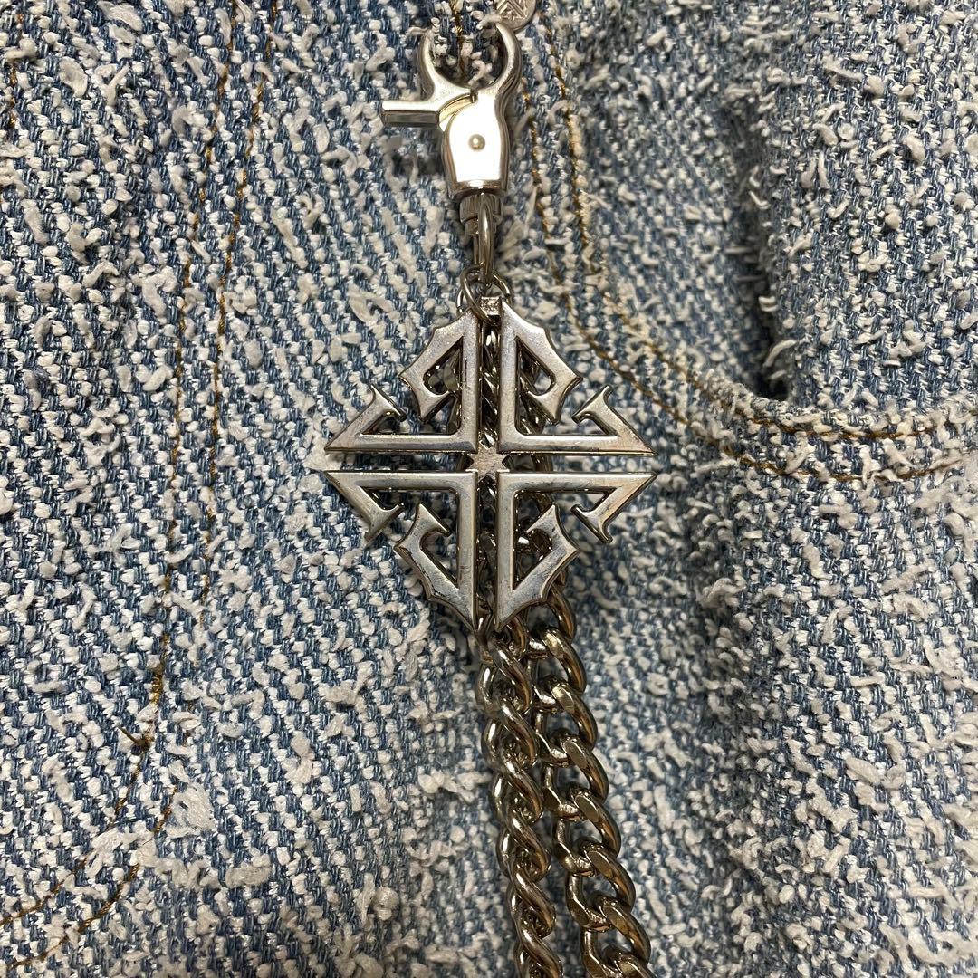 値下⭕️ 28 GUAPI スーパースタックデニム　チェーン付き　即購入⭕️