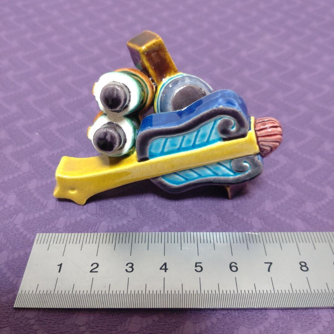 値下げ　蓋置　交趾宝尽し　中村翠嵐