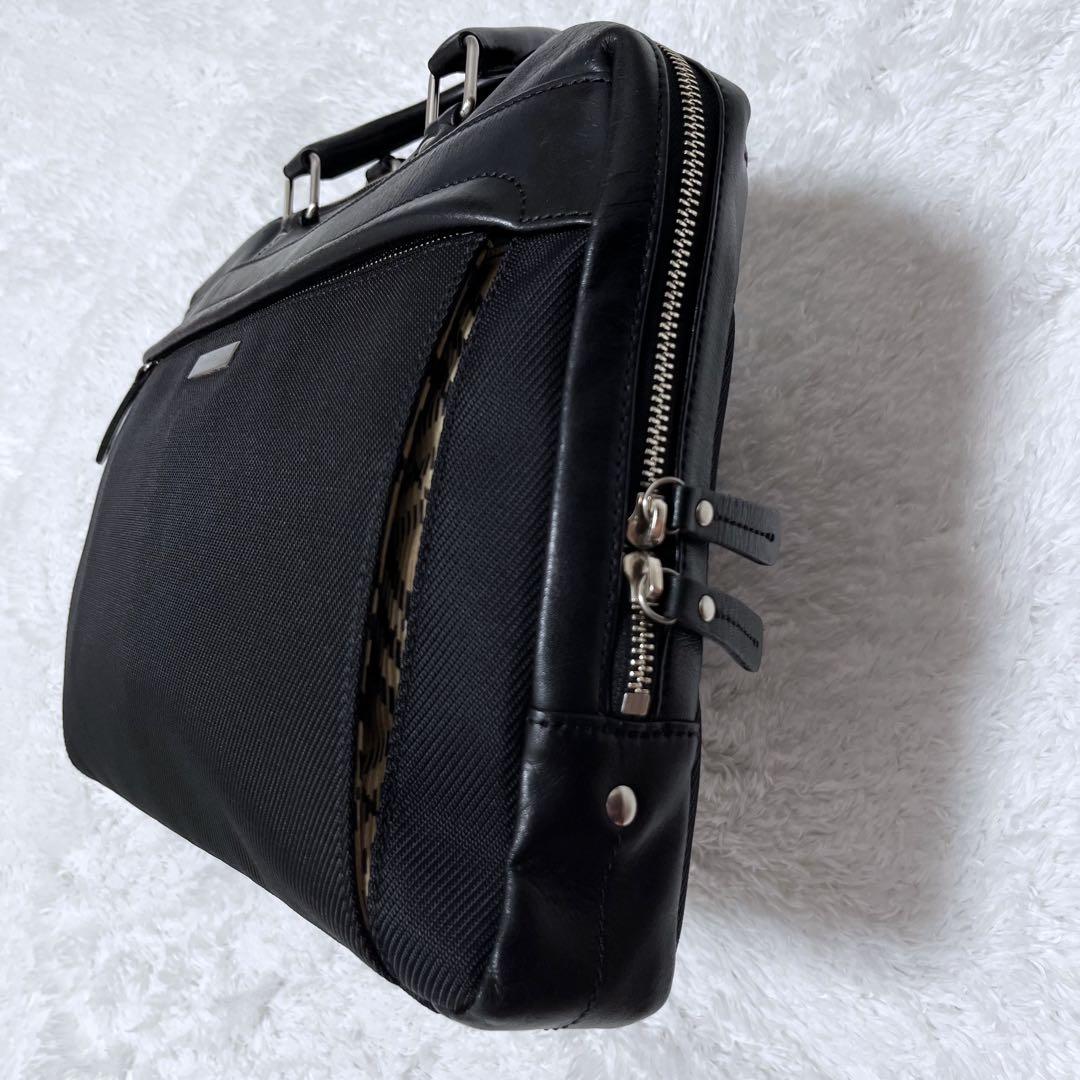 【美品】BURBERRY バーバリー ブリーフケース ビジネス A4 レザー