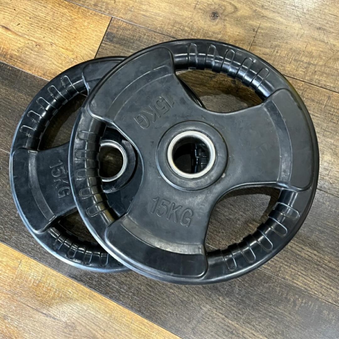 50mm ラバープレート20kg 2枚15kg 2枚10kg  2枚