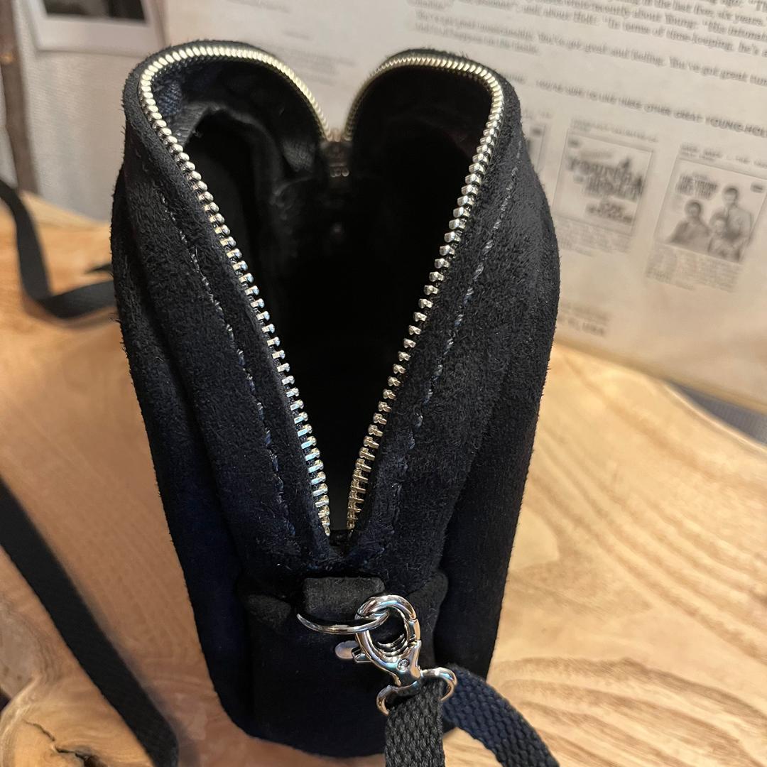 リトルミイのワッペン付きポシェット kudu革バッグ レザーポシェット #232