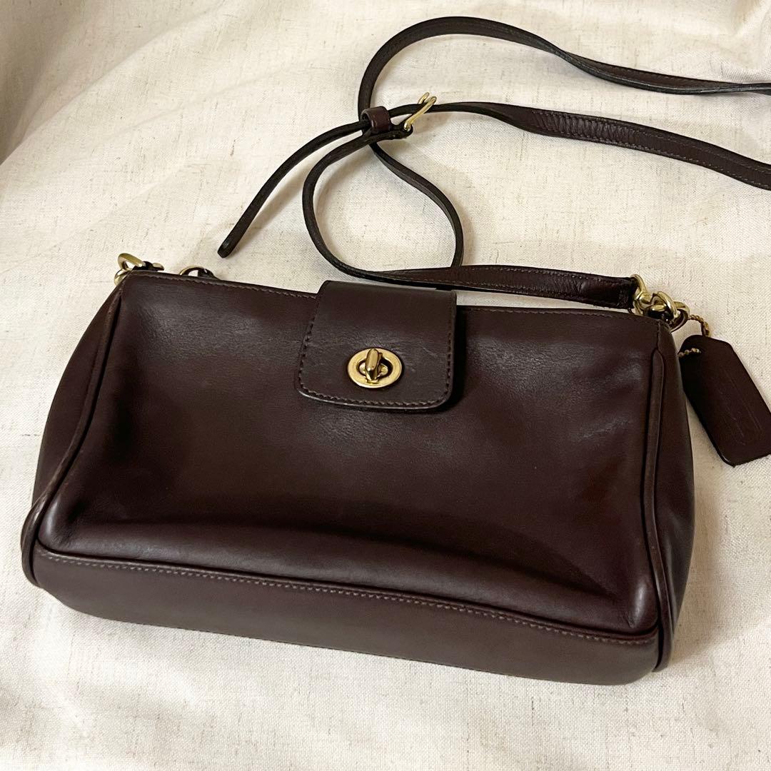 COACH｜ビンテージ・オールドコーチターンロックバッグ