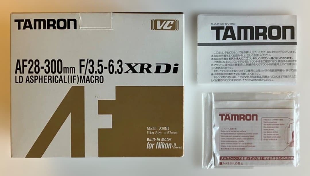 TAMRON AF28-300mm F3.5-6.3 XR Di ニコンマウント