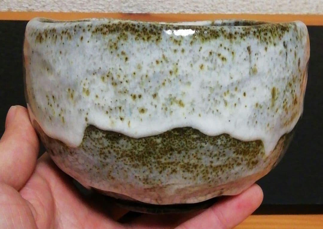 陶々庵書付　泉喜仙作　大樋焼　茶碗　共箱　茶道具