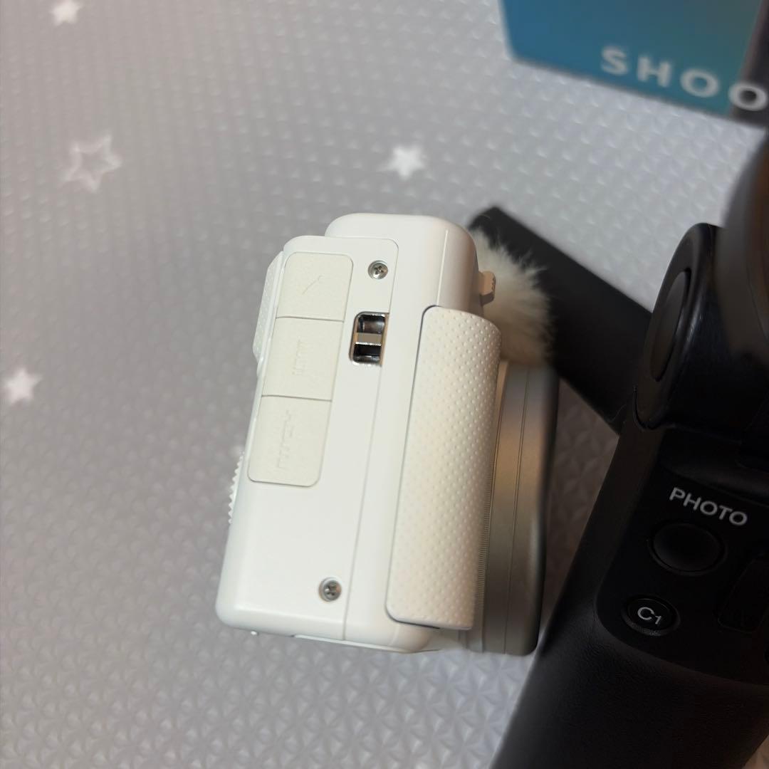 VLOGCAM ZV-1G ガンマイク付き ホワイト シューティングキット