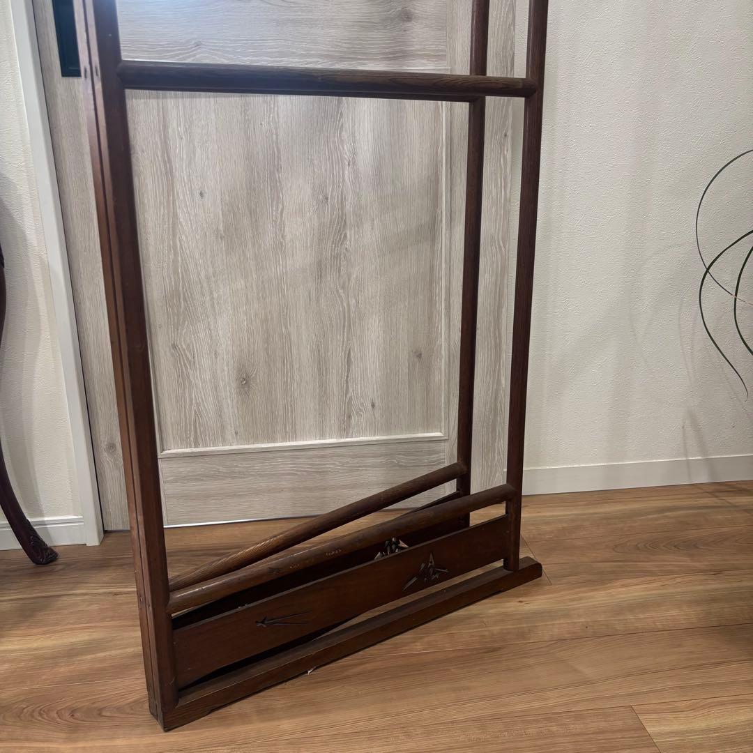 衣紋掛け　木製折りたたみ式 古道具