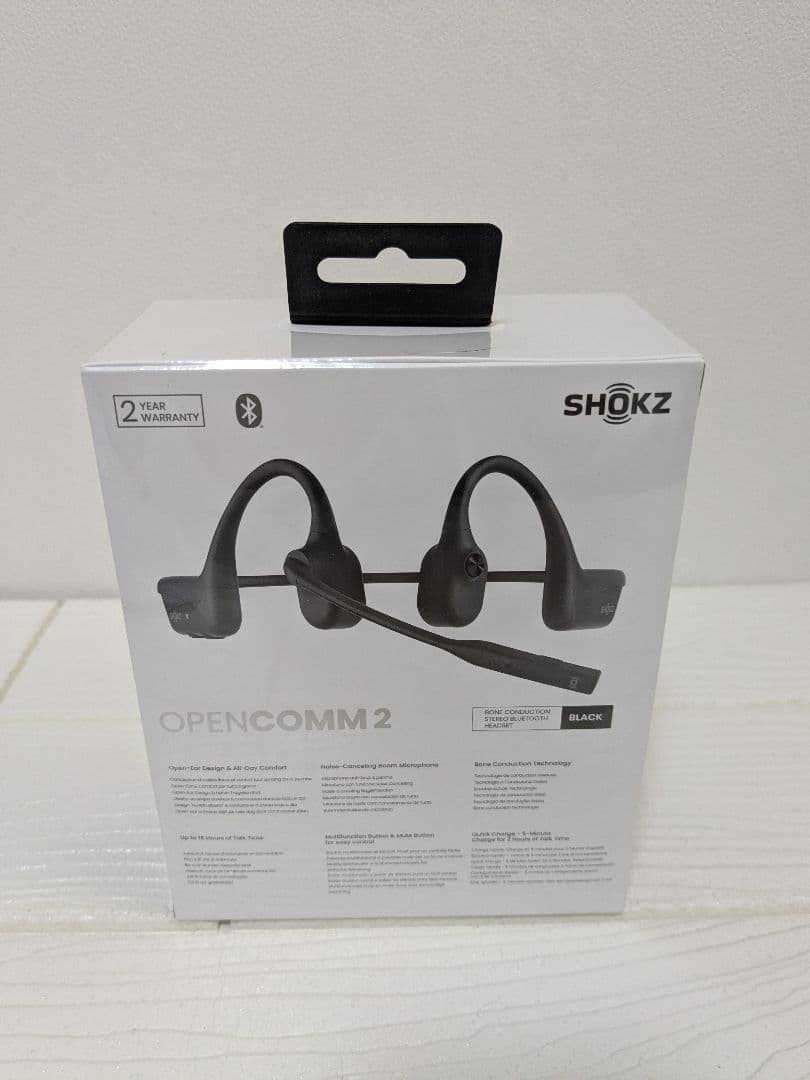 未開封　SHOKZ OpenComm 2 ブラック