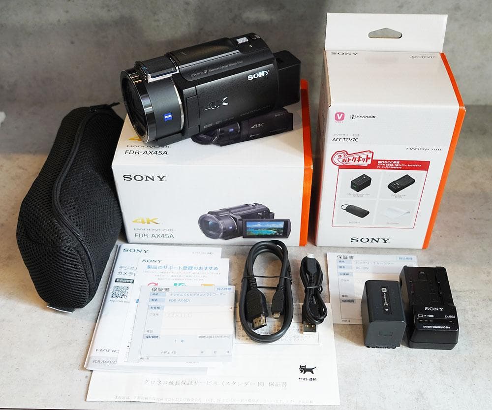 SONY FDR-AX45A 4Kビデオカメラ