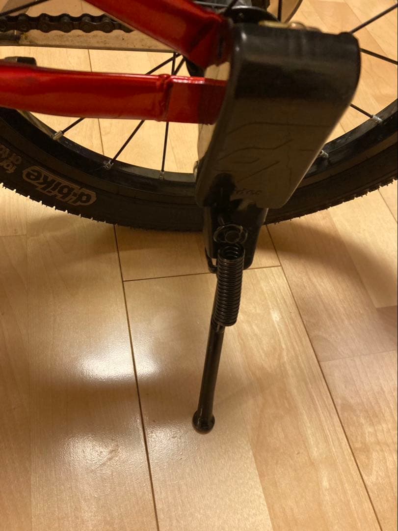 アイデス　d-bike 自転車　カゴ　補助輪　付き　赤　キッズ　ストライダー