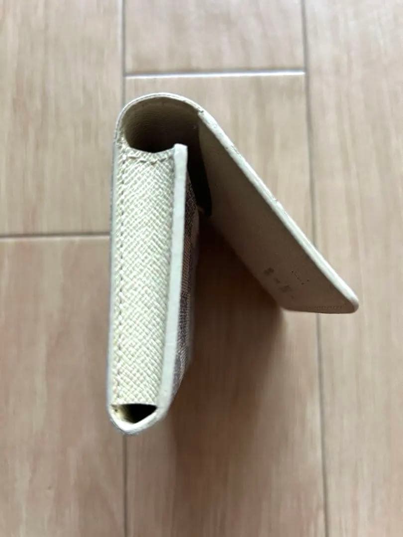 【美品】ルイヴィトン ダミエ・アズール　カードケース 名刺入れ イニシャル入り