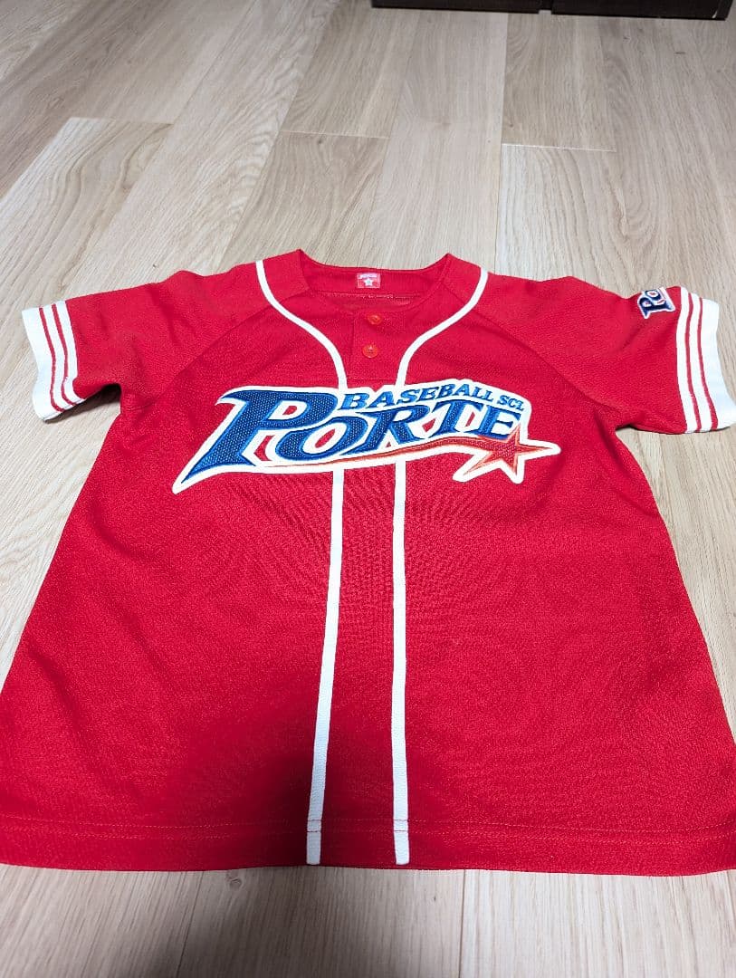 【ポルテ】野球ユニフォーム(練習着) 150cm、アンダー140cm、キャップM