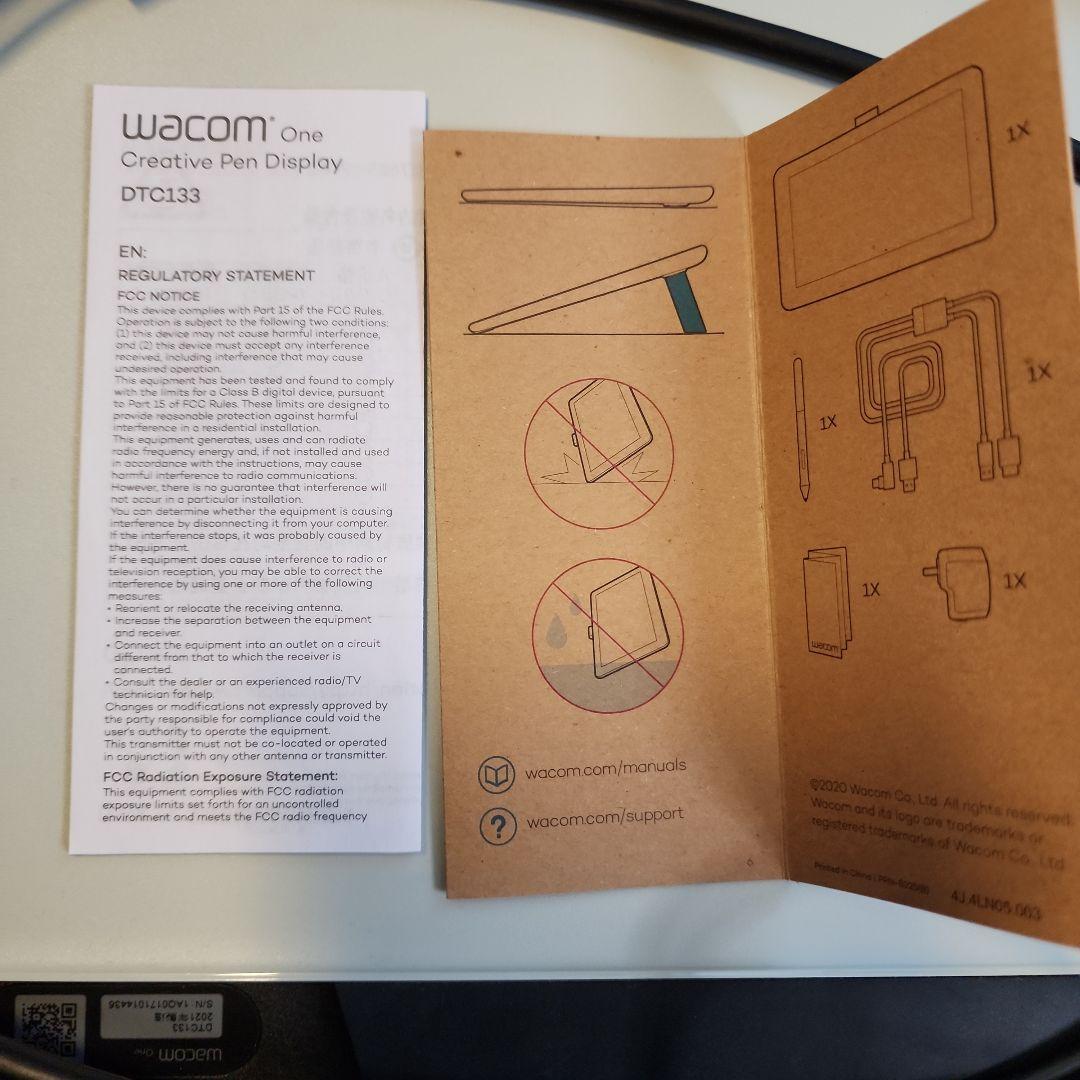 Wacom One 13 DTC133 13.3インチ 液晶ペンタブレット
