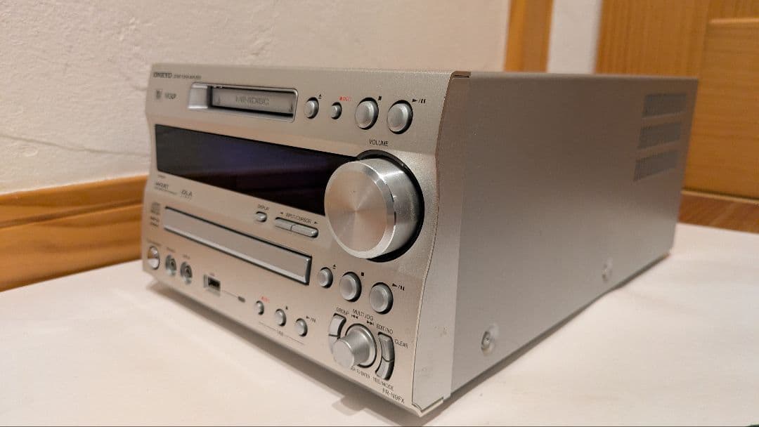 【美品】ONKYO FR-N9FX CD/MDコンポ スピーカー付