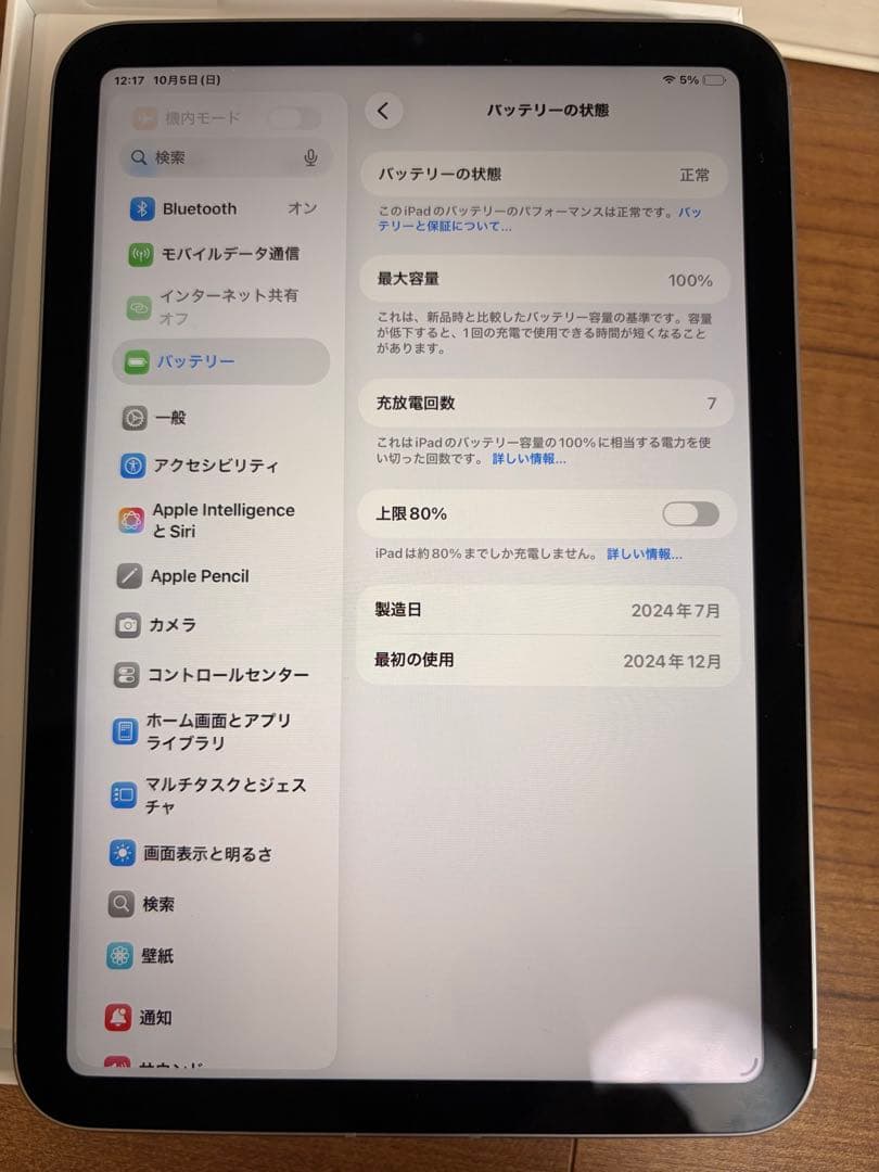 ほ*t様 iPad mini 7 cellular