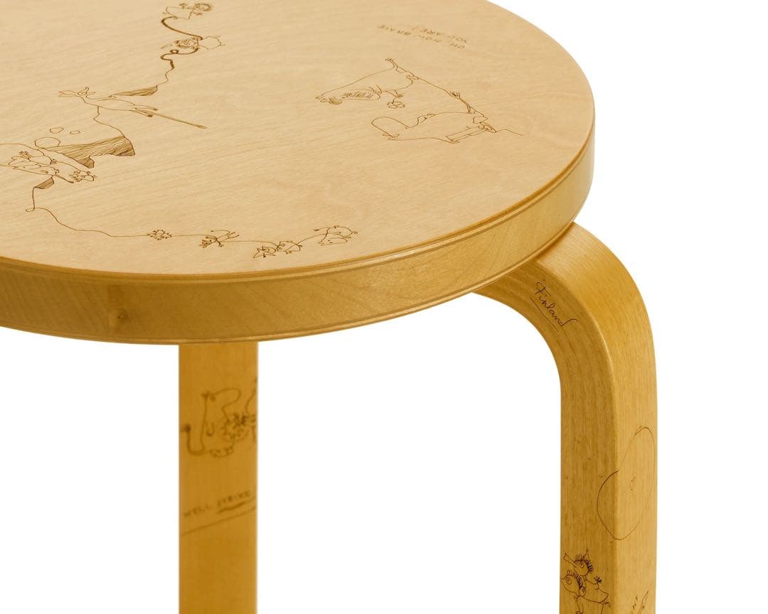 Stool 60 Celebratinon Artek ＋ Moomin