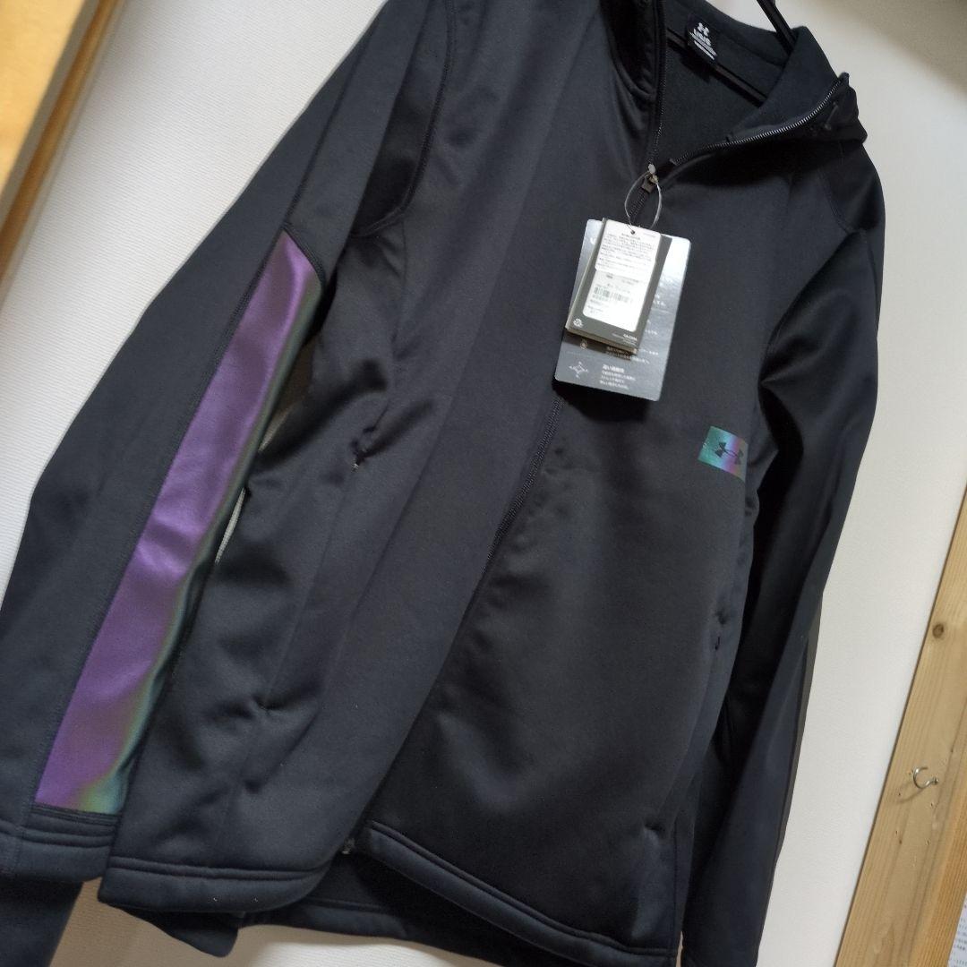 黒 フード付きジャージ上下セット