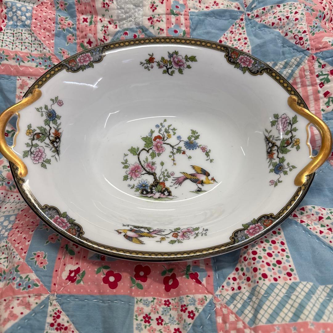 オールドノリタケNoritake深型オーバルボウル