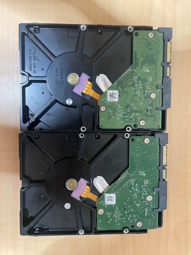 3.5インチ HDD 2TB 2台セット (合計4TB) 動作確認済み