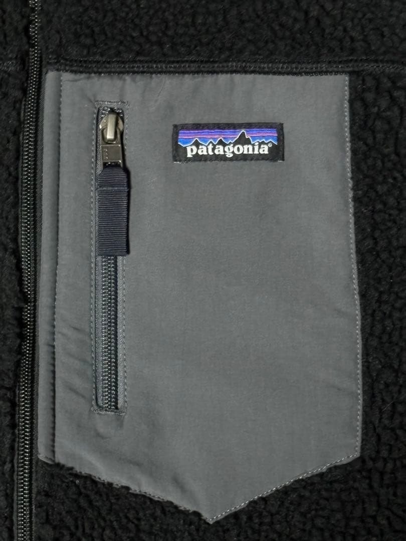 patagonia パタゴニア レトロX ベスト ブラック S フリース 美品