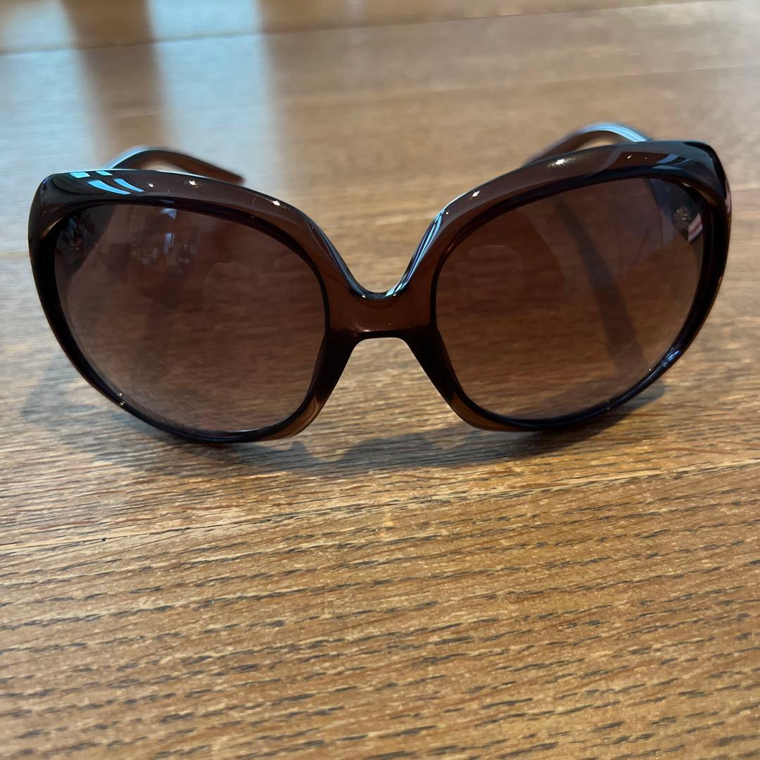 Dior GLOSSY1 ブラウン サングラス ゴールドロゴ