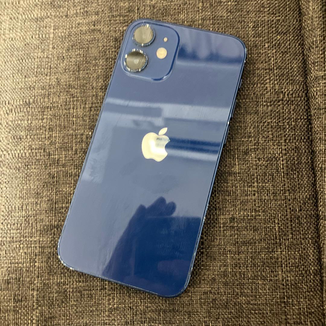 バッテリー100 iPhone 12 mini 256GB simフリー　ブルー