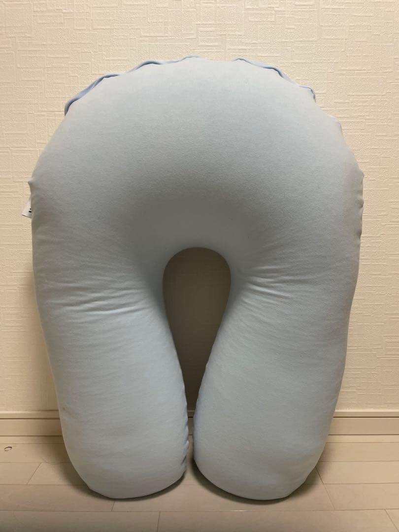 yogibo U字型ビーズクッション ライトブルー